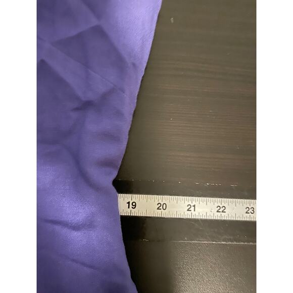 Coldwater Creek Womens Dress Size 16 Purple Linen Rayon Sleeveless Lagenlook - Picture 6 of 8